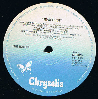 Babys, The - Head First (LP Tweedehands)