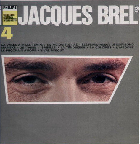 Jacques Brel - N° 4 / Les Grands Auteurs & Compositeurs Interpretes (LP Tweedehands) - Discords.nl