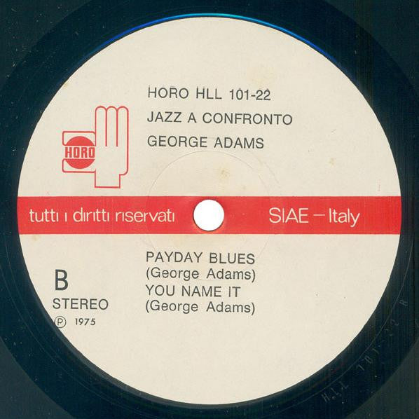 George Adams - Jazz A Confronto 22 (LP Tweedehands) - Discords.nl