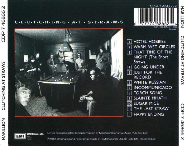 Marillion - Clutching At Straws (CD Tweedehands)