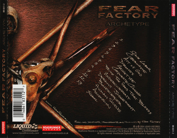 Fear Factory - Archetype (CD Tweedehands)