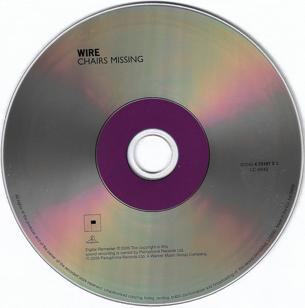 Wire - Chairs Missing (CD Tweedehands) - Discords.nl