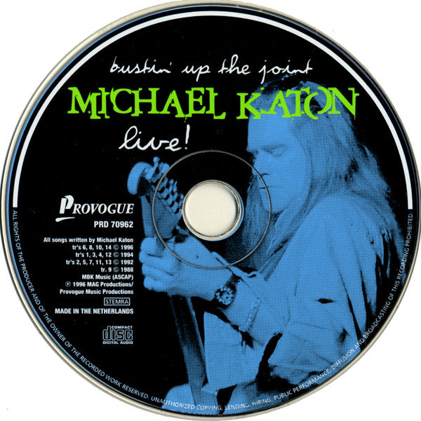 Michael Katon - Bustin' Up The Joint - Live! (CD Tweedehands)