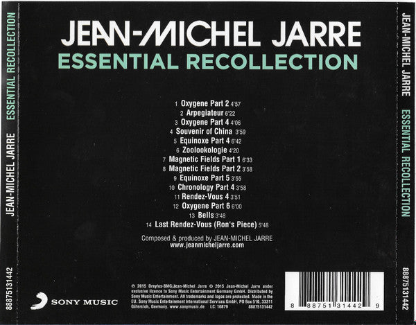 Jean-Michel Jarre - Essential Recollection (CD)