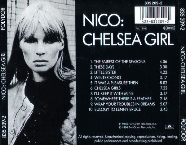 Nico (3) - Chelsea Girl (CD)