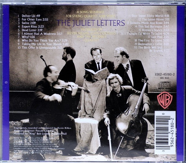 Elvis Costello And Brodsky Quartet - The Juliet Letters (CD Tweedehands)