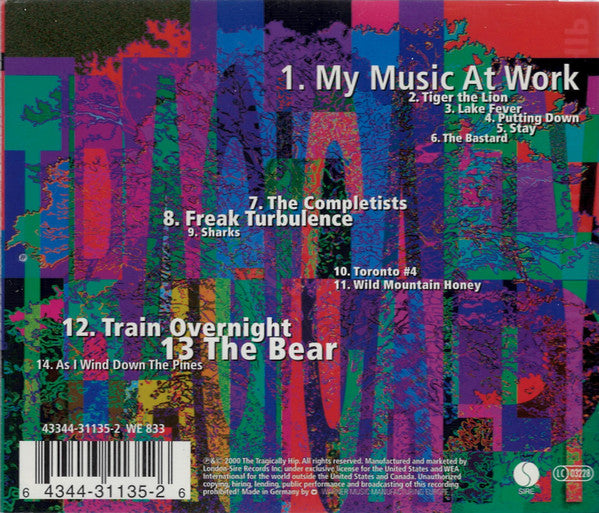 Tragically Hip, The - Music @ Work (CD)