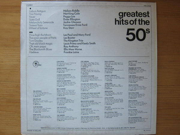 Various - Greatest Hits Of The 50's (LP Tweedehands)