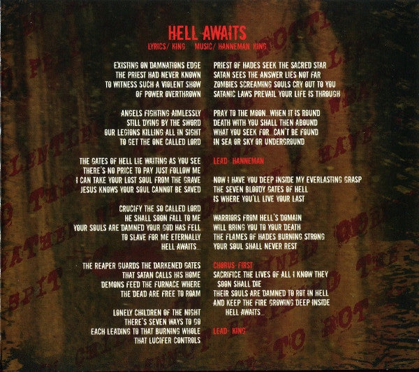 Slayer - Hell Awaits (CD)