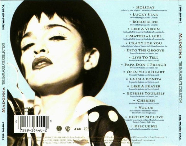 Madonna - The Immaculate Collection (CD) - Discords.nl