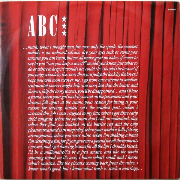 ABC - The Lexicon Of Love (LP Tweedehands) - Discords.nl