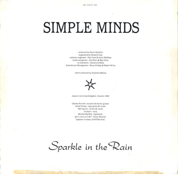 Simple Minds - Sparkle In The Rain (LP Tweedehands)