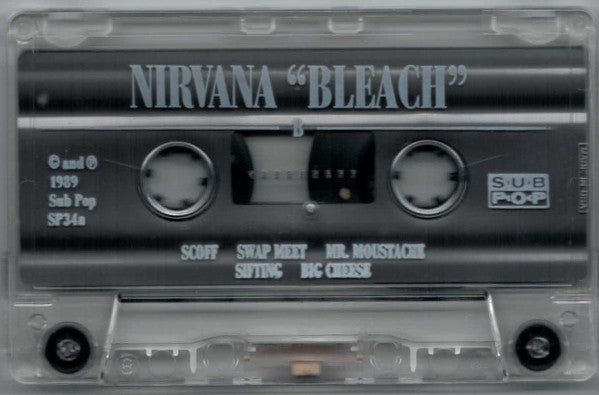 Nirvana - Bleach (muziekcassette)