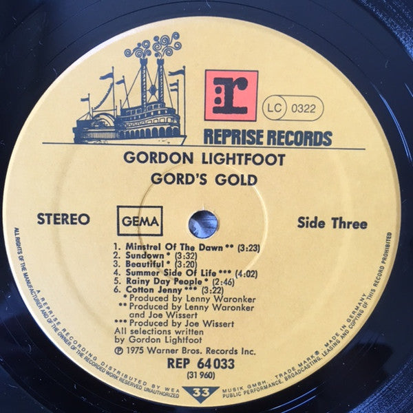 Gordon Lightfoot - Gord's Gold (LP Tweedehands)