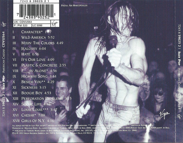 Iggy Pop - American Caesar (CD Tweedehands)