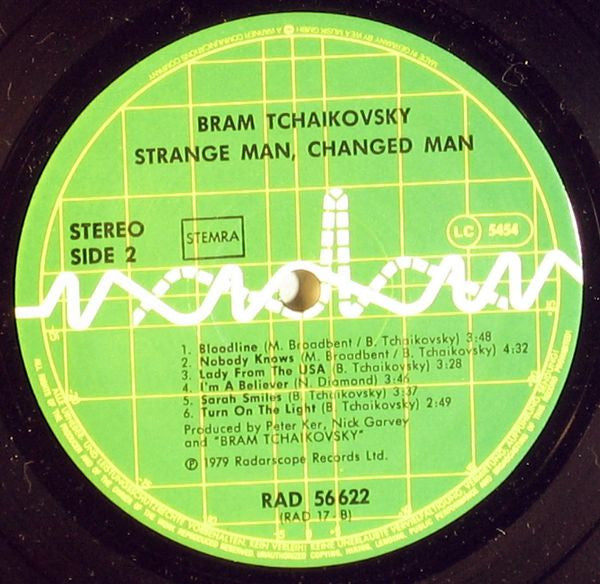 Bram Tchaikovsky - Strange Man, Changed Man (LP Tweedehands)