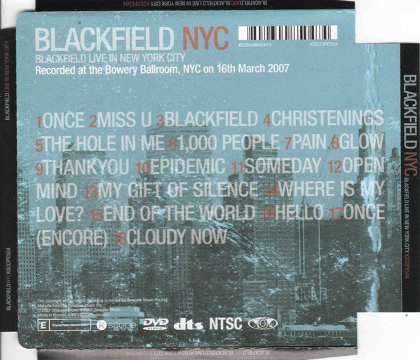 Blackfield - NYC - Blackfield Live In New York City (CD)