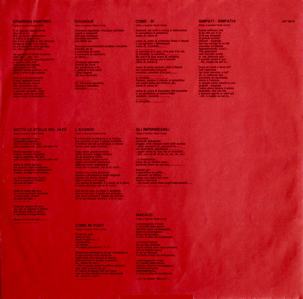 Paolo Conte - Paolo Conte (LP Tweedehands) - Discords.nl