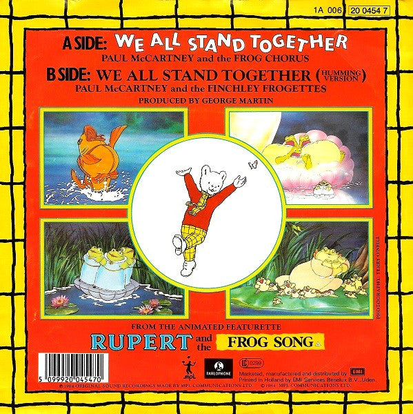 Paul McCartney And Frog Chorus, The - We All Stand Together (7-inch Tweedehands)