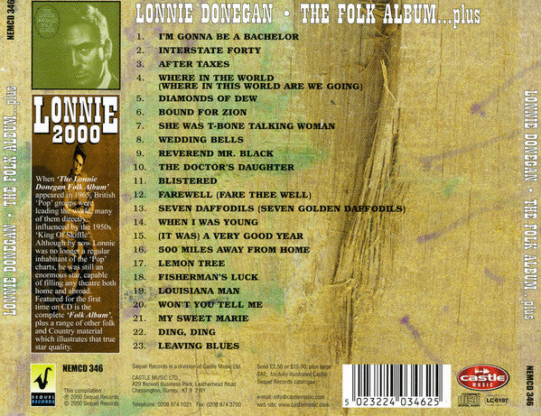 Lonnie Donegan - Folk Album...Plus (CD)