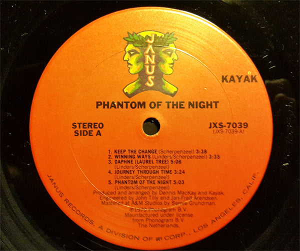 Kayak - Phantom Of The Night (LP Tweedehands)