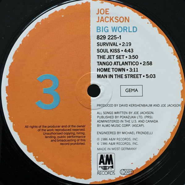 Joe Jackson - Big World (LP Tweedehands)