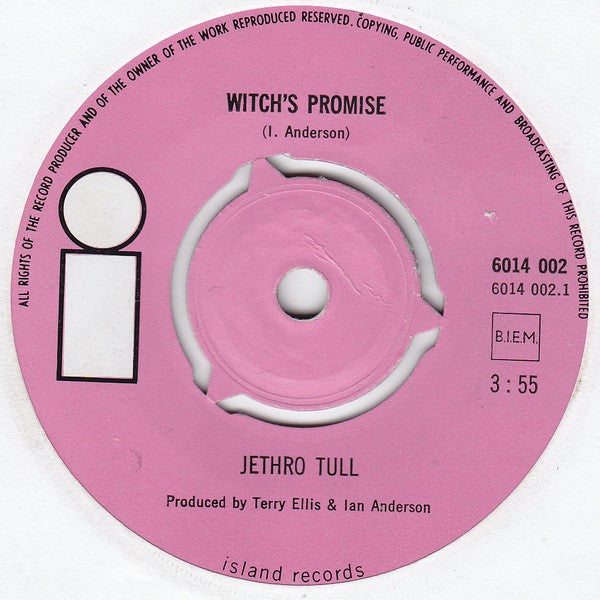 Jethro Tull - Witch's Promise / The Teacher (7-inch Tweedehands) - Discords.nl