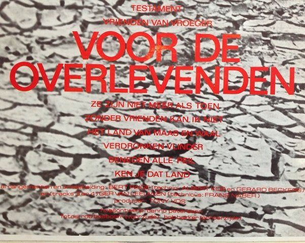 Boudewijn de Groot - Voor De Overlevenden (LP Tweedehands) - Discords.nl