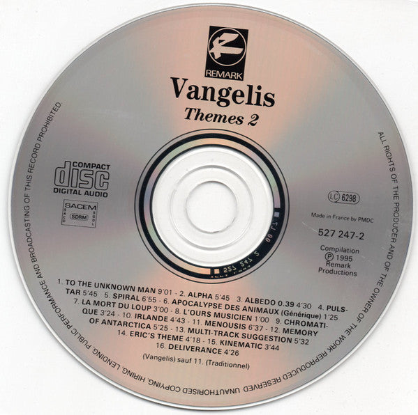 Vangelis - Themes II (The Very Best Of) (CD)