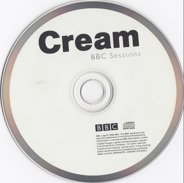 Cream (2) - BBC Sessions (CD Tweedehands)