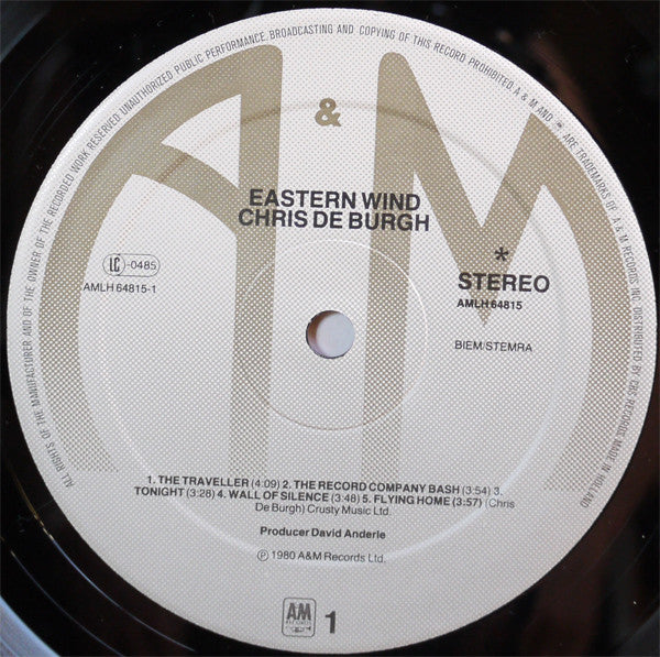 Chris de Burgh - Eastern Wind (LP Tweedehands)