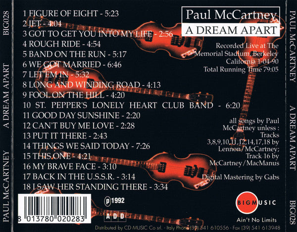 Paul McCartney - A Dream Apart (CD Tweedehands)