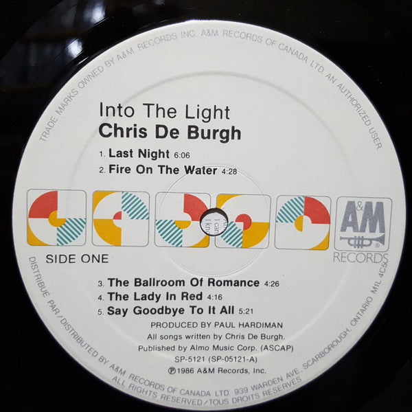 Chris de Burgh - Into The Light (LP Tweedehands)