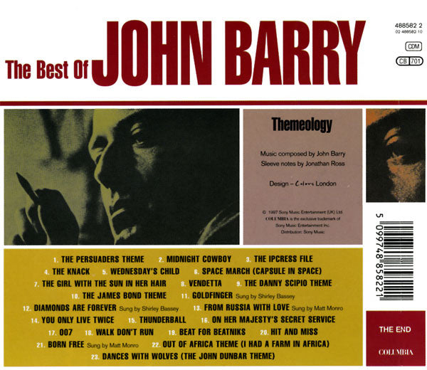 John Barry - The Best Of John Barry - Themeology (CD)