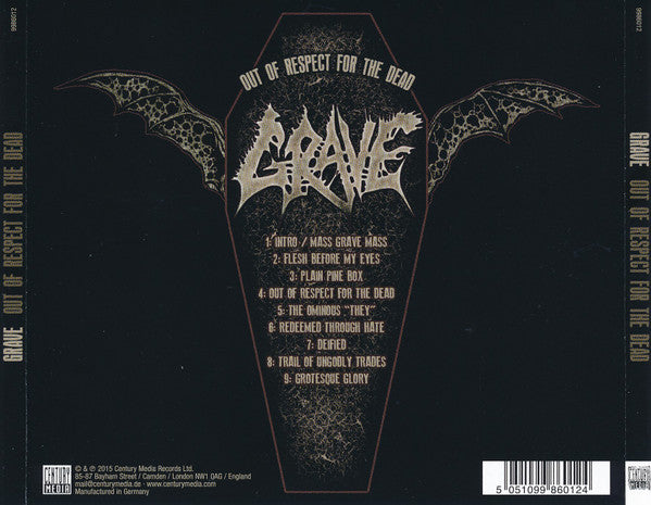 Grave (2) - Out Of Respect For The Dead (CD Tweedehands)