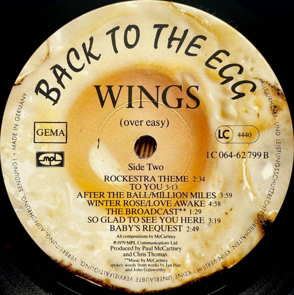 Wings (2) - Back To The Egg (LP Tweedehands)