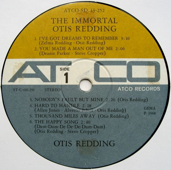 Otis Redding - The Immortal Otis Redding (LP Tweedehands) - Discords.nl