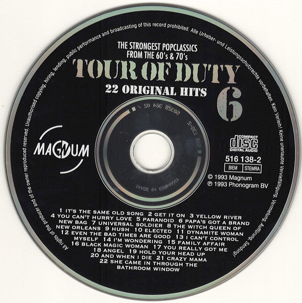 Various - Tour Of Duty 6 (CD Tweedehands) - Discords.nl