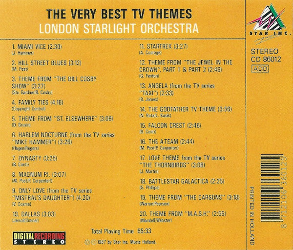 London Starlight Orchestra - The Very Best TV Themes (CD)