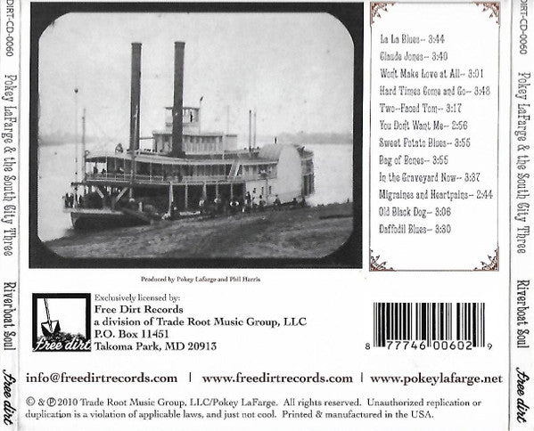 Pokey LaFarge And South City Three, The - Riverboat Soul (CD Tweedehands)