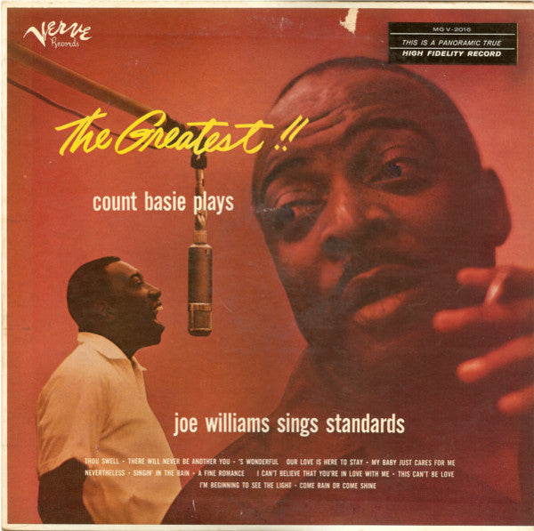 Count Basie - The Greatest! Count Basie Plays...Joe Williams Sings Standards (LP Tweedehands) - Discords.nl