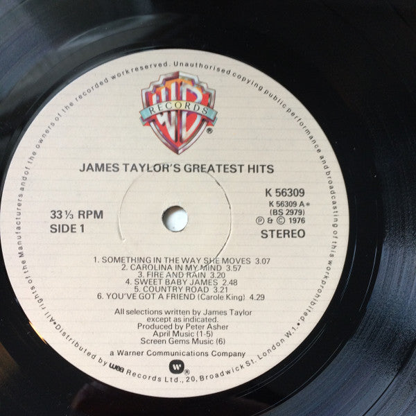 James Taylor (2) - James Taylor's Greatest Hits (LP Tweedehands)