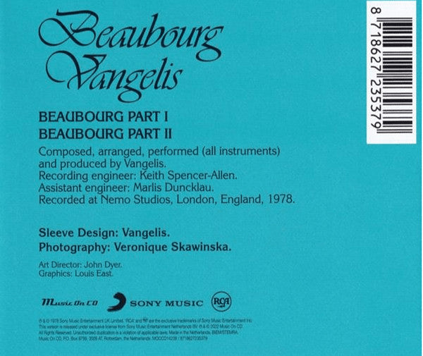 Vangelis - Beaubourg (CD)