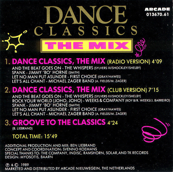 Various - Dance Classics - The Mix (CD Tweedehands)