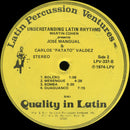 Jose Mangual & Carlos "Patato" Valdes - Understanding Latin Rhythms Vol. 1 (LP Tweedehands) - Discords.nl