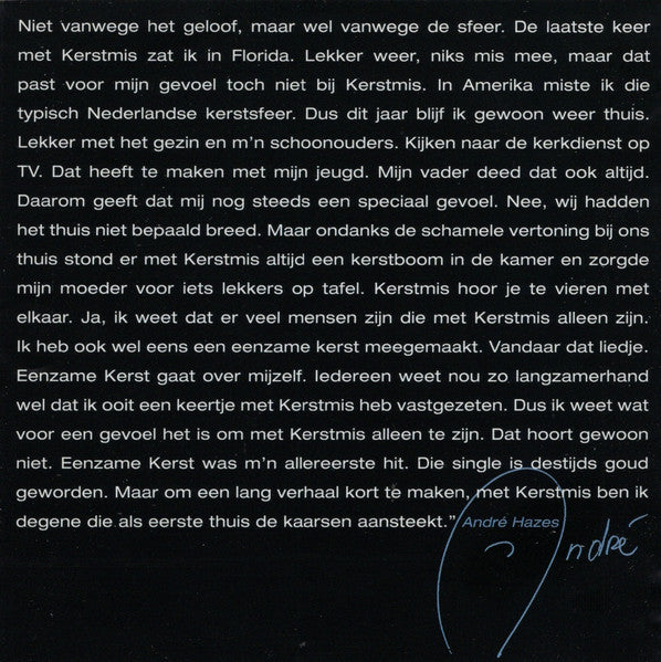 André Hazes - Kerstfeest Voor Ons (CD)