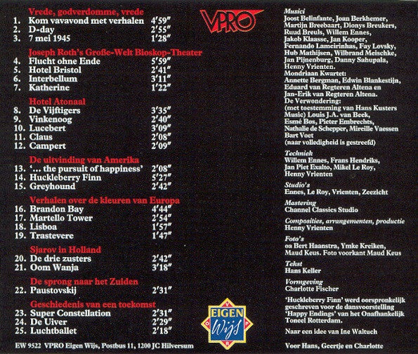 Henny Vrienten - Passages (CD Tweedehands)