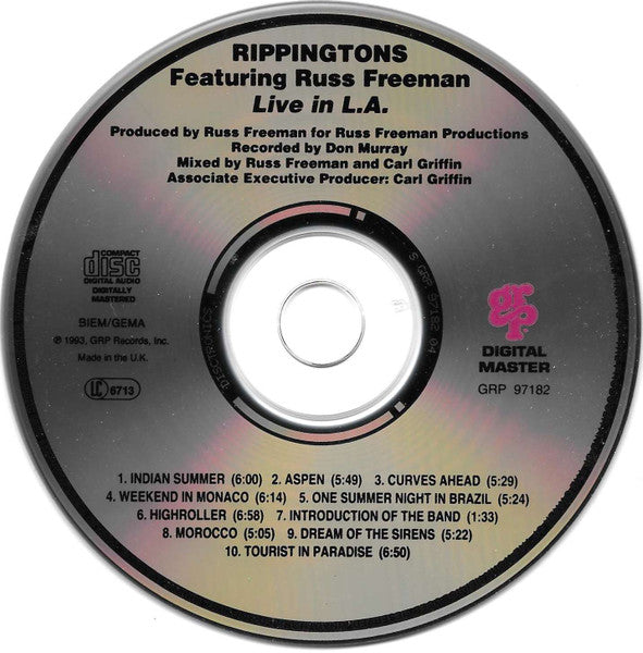 Rippingtons, The Featuring Russ Freeman (2) - Live In L.A. (CD)