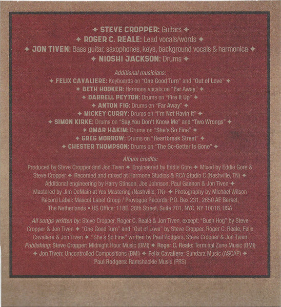 Steve Cropper - Fire It Up (CD Tweedehands)