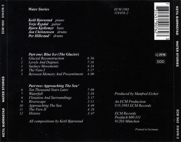 Ketil Bjørnstad - Water Stories (CD Tweedehands) - Discords.nl